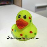 Patito de Goma Lima con Topos petauro del azúcar