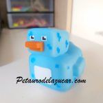 Patito de Goma Minecraft Azul petauro del azúcar