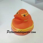 Patito de Goma Naranja a Rayas petauro del azúcar
