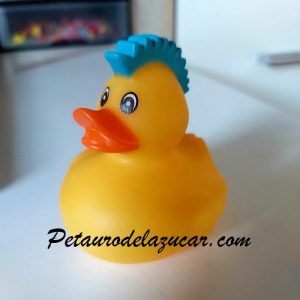 Patito de Goma Punk Azul petauro del azúcar