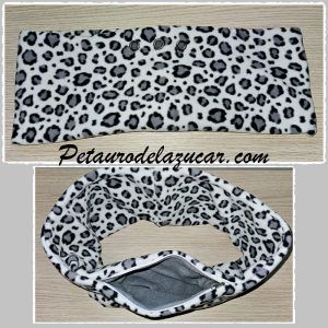 Bufanda de Vinculación Leopardo Gris Petauro del Azúcar
