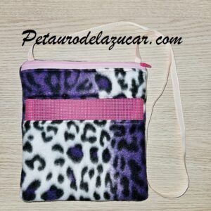 Bolsa de Vinculación Talla M Leopardo Violeta Petauro del Azúcar