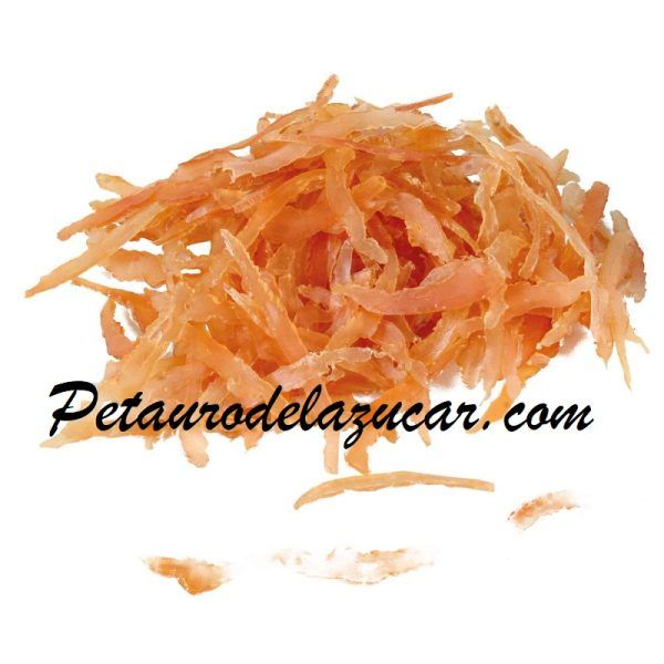 Tiras Semi Deshidratado de Pollo 50gr Tiras Semi Deshidratado de Pollo petauro