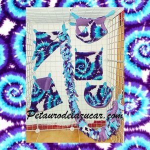Set Tela Polar Espirales (7 piezas) Petauro del Azúcar