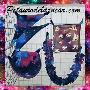 Set Tela Polar Sugar Glider Faces (5 piezas) Petauro del Azúcar