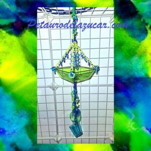Juguete Plato Verde y Azul Petauro Del Azúcar