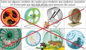 RUEDAS NO APTAS PARA PETAUROS DEL AZÚCAR