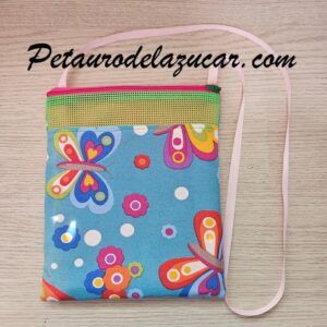 Bolsa Vinculación Talla M Mariposas y Flores Petauro del Azúcar