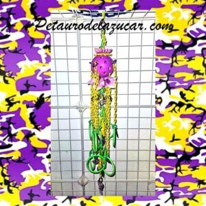 Juguete Bola M Violeta y Amarillo Petauro del Azúcar