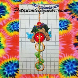 Juguete Corcho con Bola L Rojo Verde y Azul Petauro del Azúcar