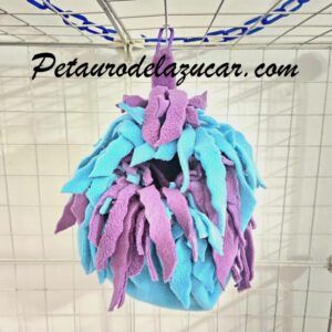 Nido Blossom Talla XL Azul y Violeta con Flecos Petauro del Azúcar