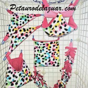 Set Leopardo Multicolor (6 piezas) Petauro del Azúcar