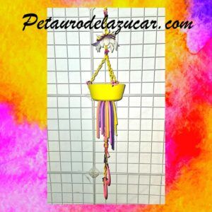 Juguete Cuenco M Amarillo Rosa y Violeta Petauro Del Azúcar