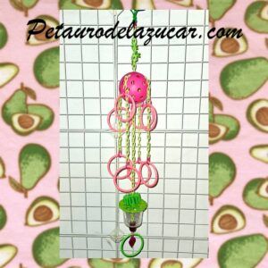Juguete Bola M Rosa y Verde petauros del azúcar
