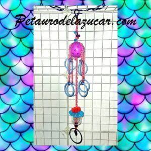 Juguete Bola M Violeta Azul y Rojo petauros del azúcar