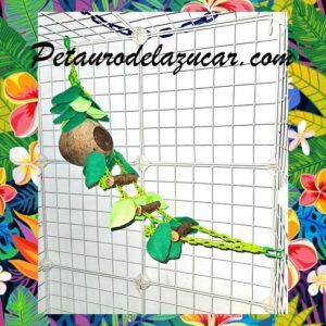Juguete Coco con Escalera Azul y Verde Petauro del Azúcar