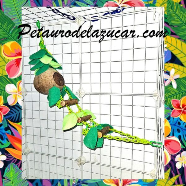 Juguetes Casita Coco con Escalera Verde Petauro del Azúcar