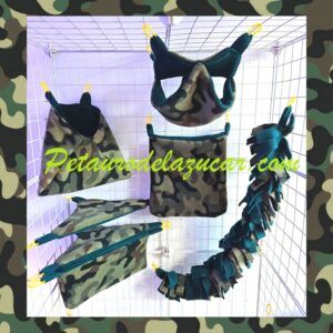 Set Tela Polar Camuflaje (7 piezas) Petauro del Azúcar