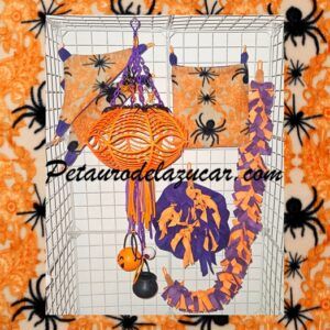 Set Arañas Halloween (6 piezas) Petauro del Azúcar