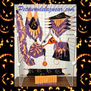 Set Pumpkin Faces Halloween (10 piezas) Petauro del Azúcar